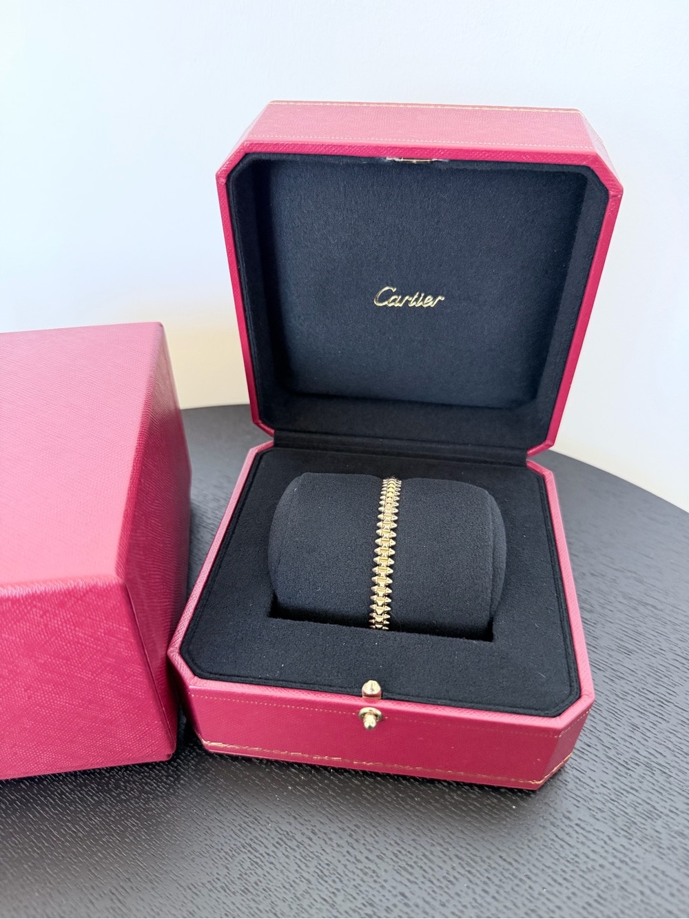 Cartier 18K Rose Gold CLASH DE CARTIER BRACELET SMALL MODEL Size 15 Full Set